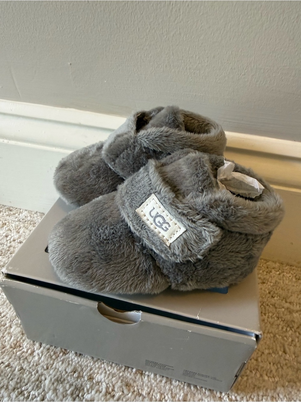 UGG Kids Gray Bixbee Booties
